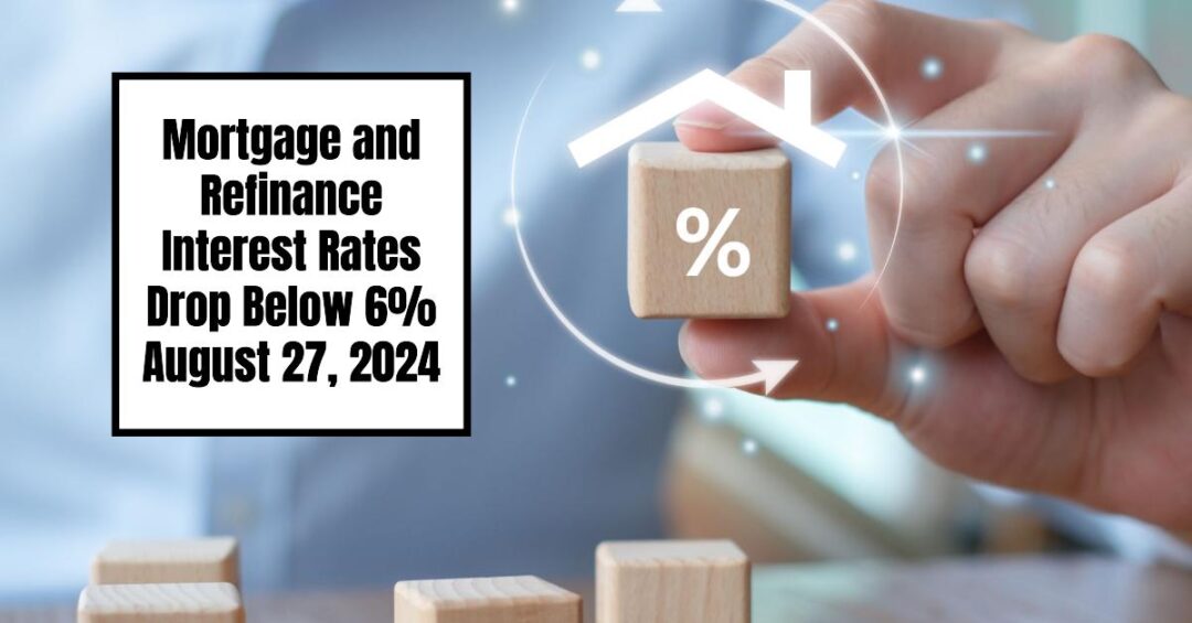 Mortgage & Refinance Interest Rates Drop Below 6 Next Week's Predictions