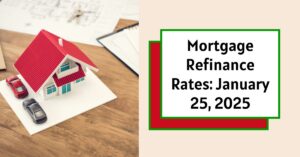 Mortgage Refinance Rates January 25, 2025: A Closer Look