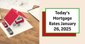 Today's Mortgage Rates January 26, 2025: Rates Rise Again